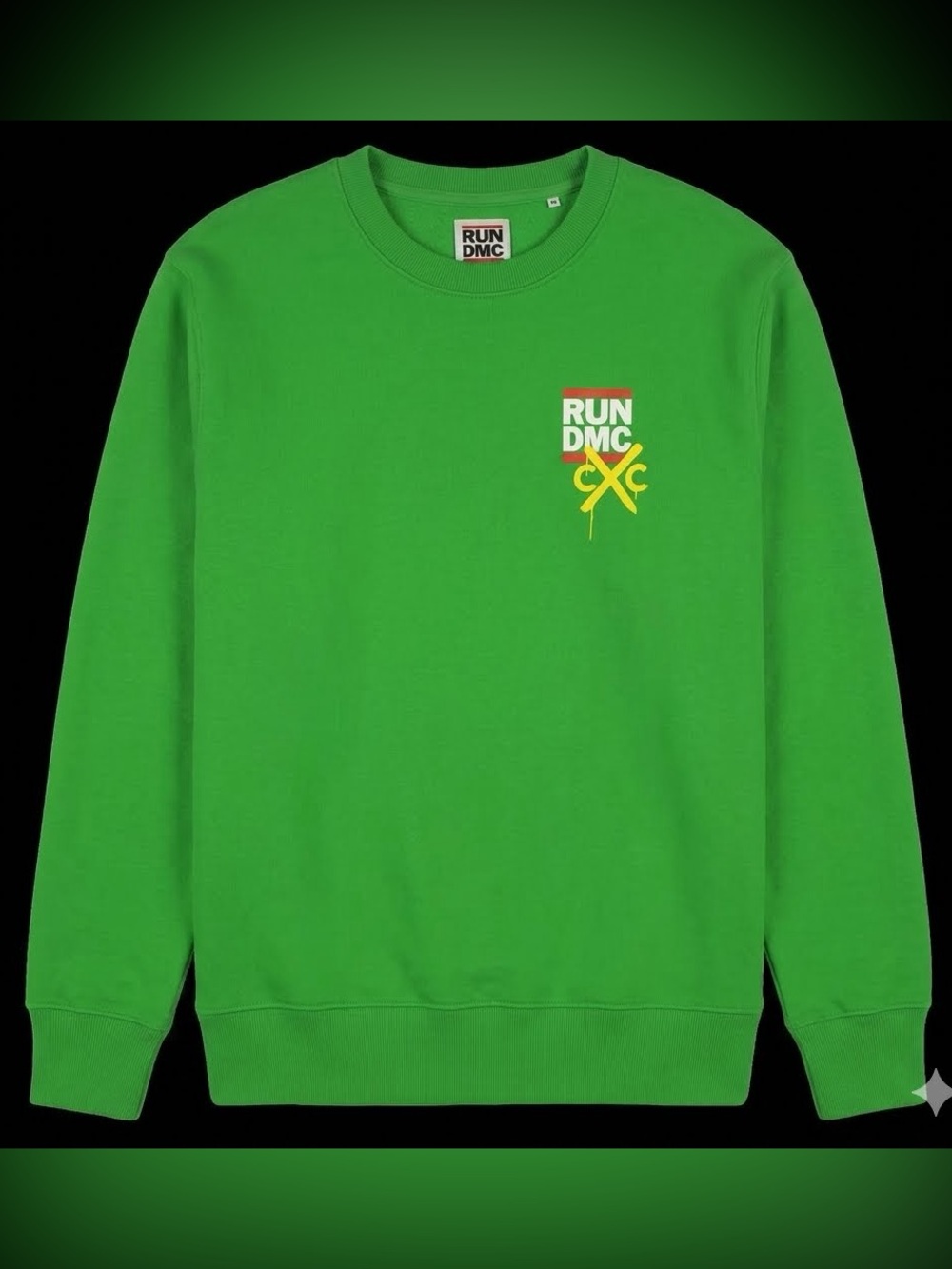 Original Cross Colors X Run DMC Graphic  Crewneck Sweatshirt Size M